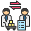 external business-procurement-process-color-filled-outline-geotatah icon