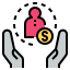 external buyer-cashless-society-color-filled-outline-geotatah icon