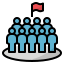 external citizen-overpopulation-filled-outline-filled-outline-geotatah icon