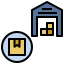 external warehouse-reverse-logistics-filled-outline-filled-outline-geotatah icon
