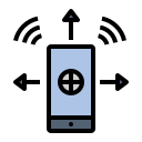 external accelerometer-sensorization-of-things-filled-outline-filled-outline-geotatah icon