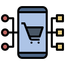 external algorithm-a-commerce-automated-commerce-filled-outline-filled-outline-geotatah icon