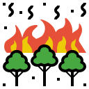 external burn-emergency-and-disaster-management-color-filled-outline-geotatah icon