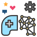 external circuit-gamification-color-filled-outline-geotatah icon