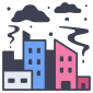 external air-pollution-filled-outline-icons-maxicons icon