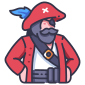 external beard-pirate-filled-outline-filled-outline-icons-maxicons icon