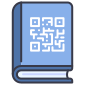 external book-borrow-book-filled-outline-filled-outline-icons-maxicons-2 icon