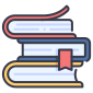 external book-borrow-book-filled-outline-filled-outline-icons-maxicons-3 icon