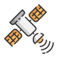 external satellite-communication-filled-outline-filled-outline-icons-maxicons icon