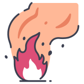 external burn-pollution-filled-outline-icons-maxicons icon