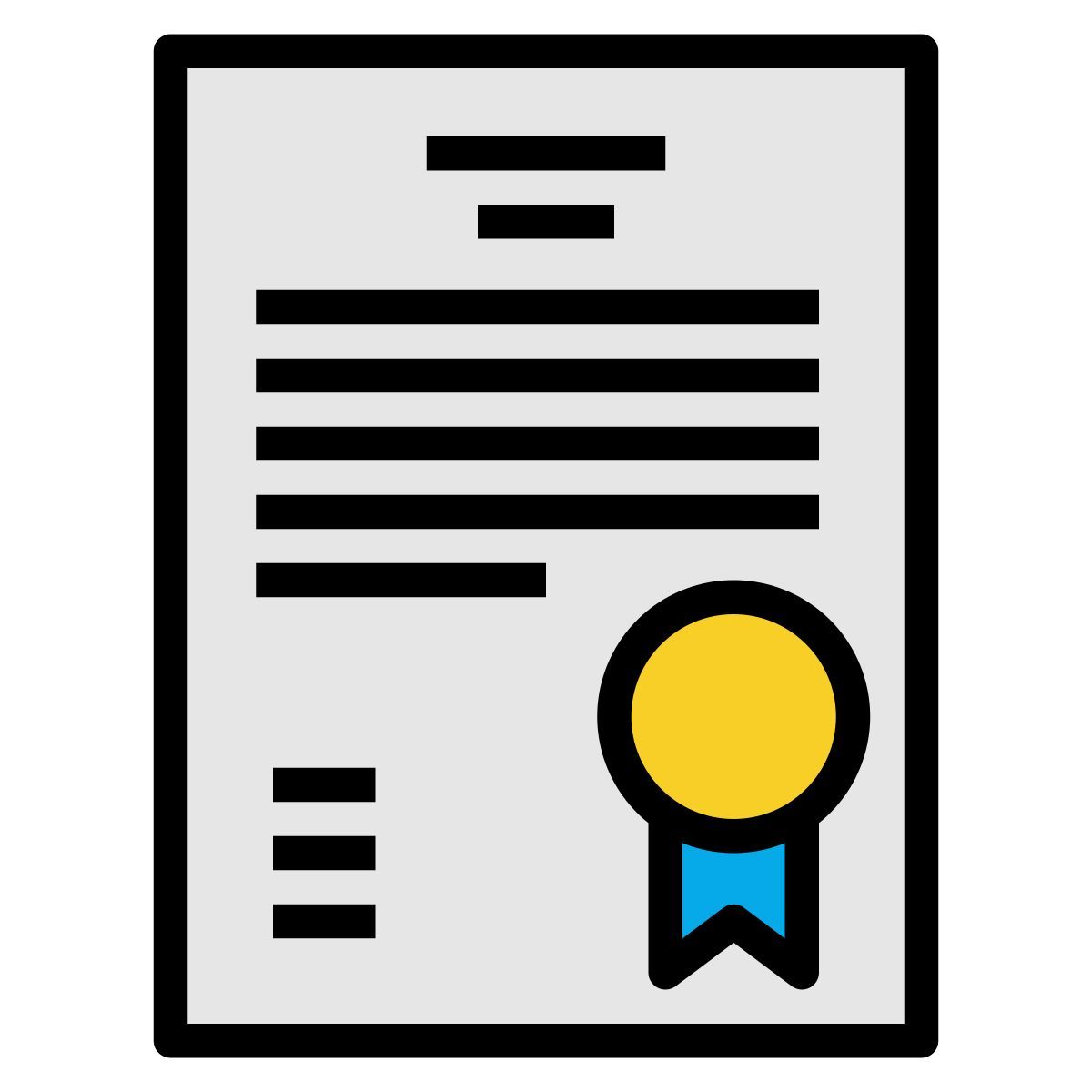certificate icon
