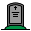external cemetery-urban-element-and-buildings-filled-outline-icons-pause-08 icon