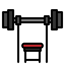 external dumbell-hotel-filled-outline-icons-pause-08 icon