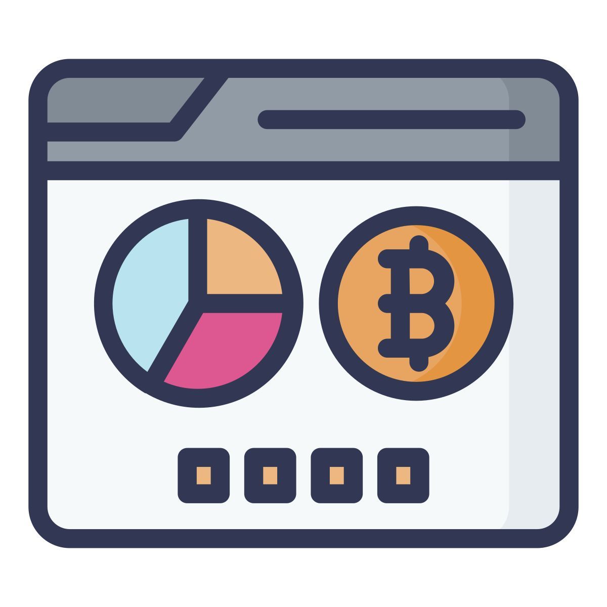 Plataforma de negociação de criptomoedas icon