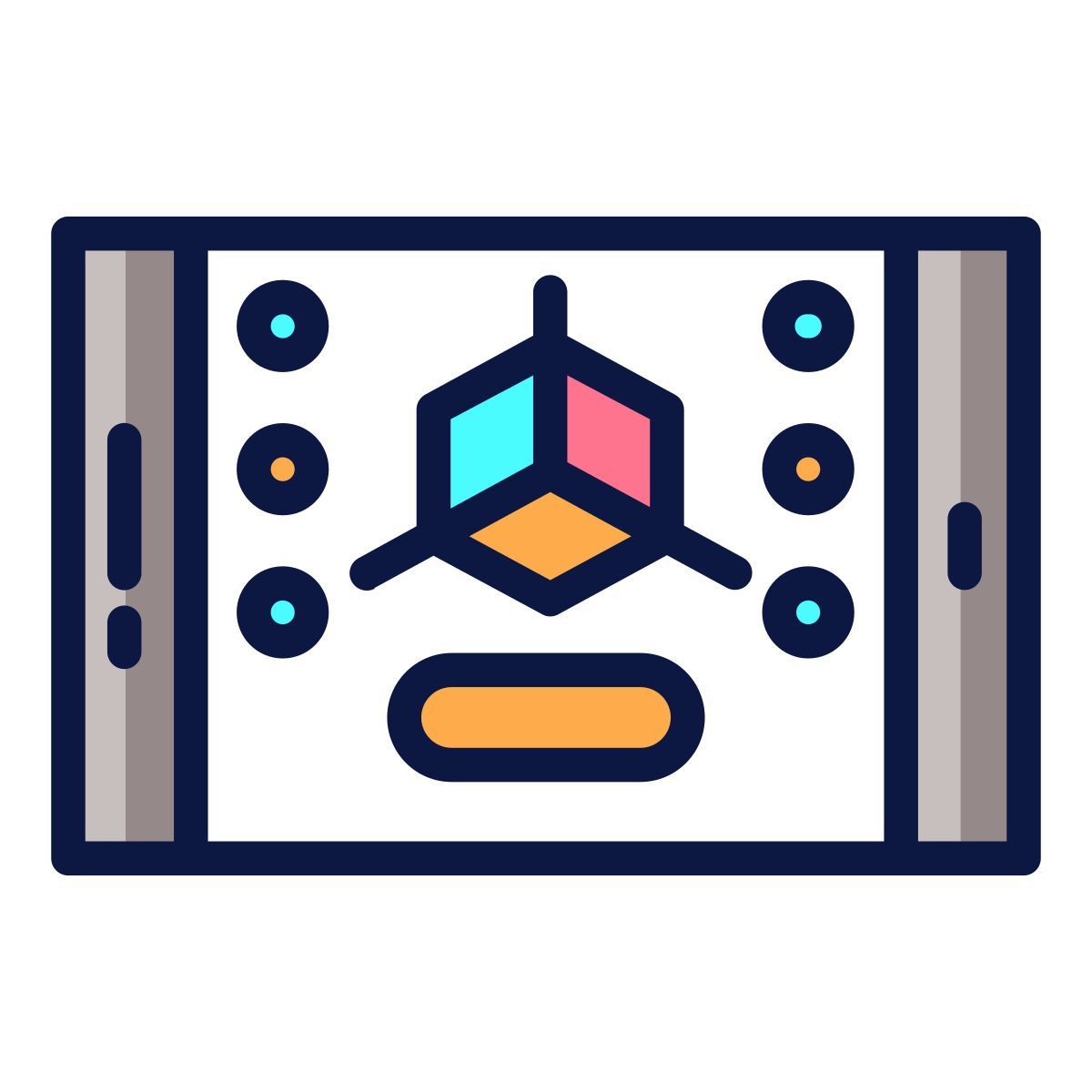 smartphone artificial intelligence icon