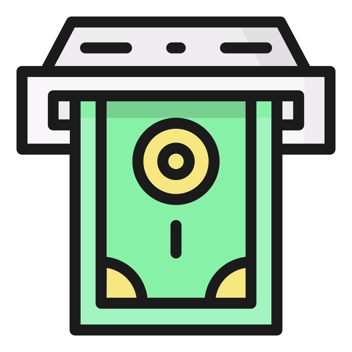 withdraw cash icon