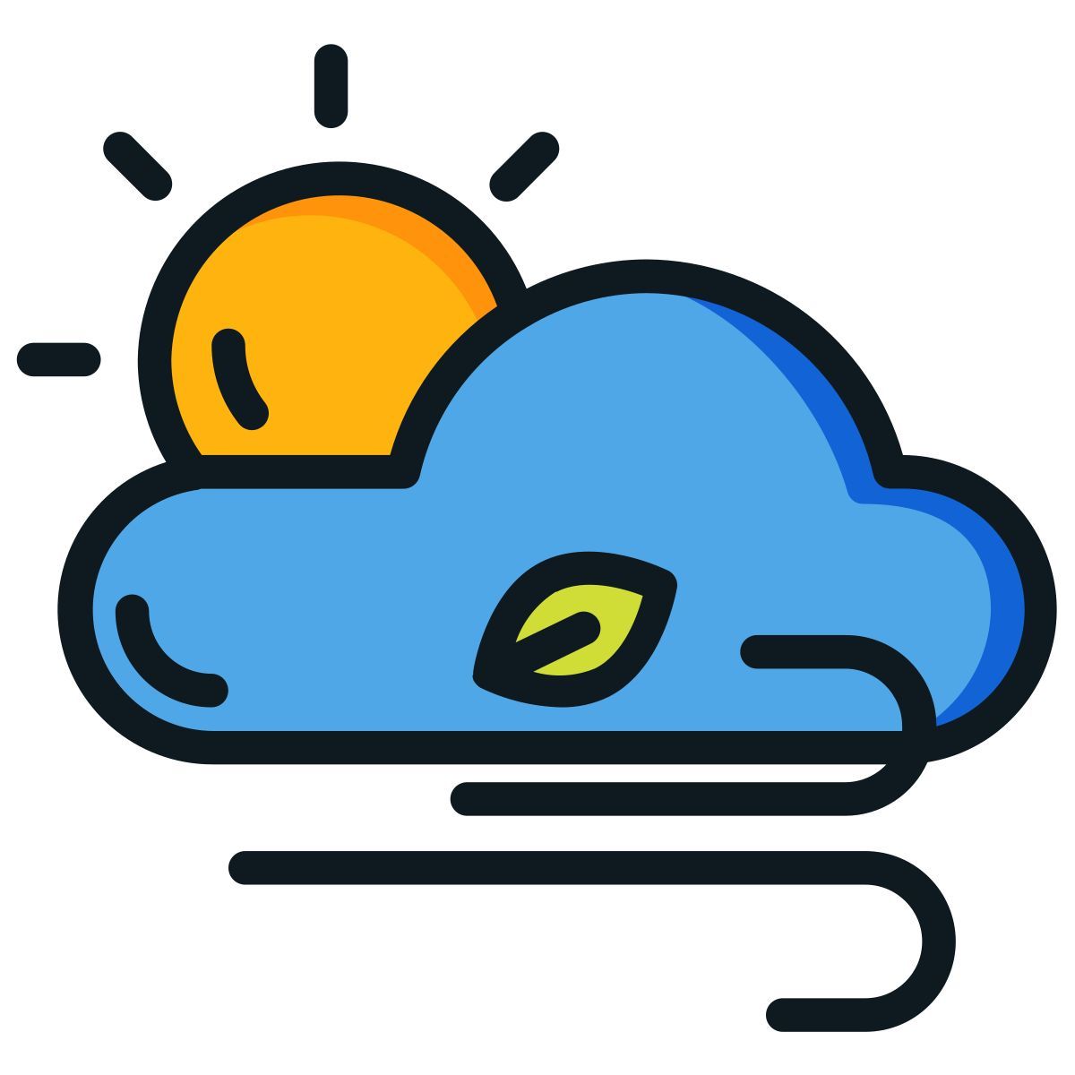 dia nublado icon