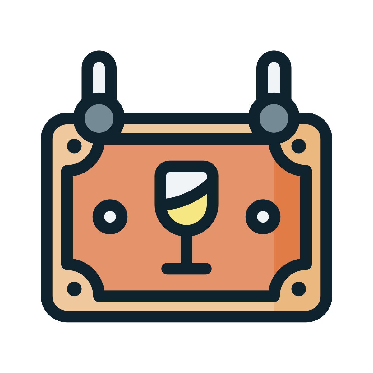 bar sign icon