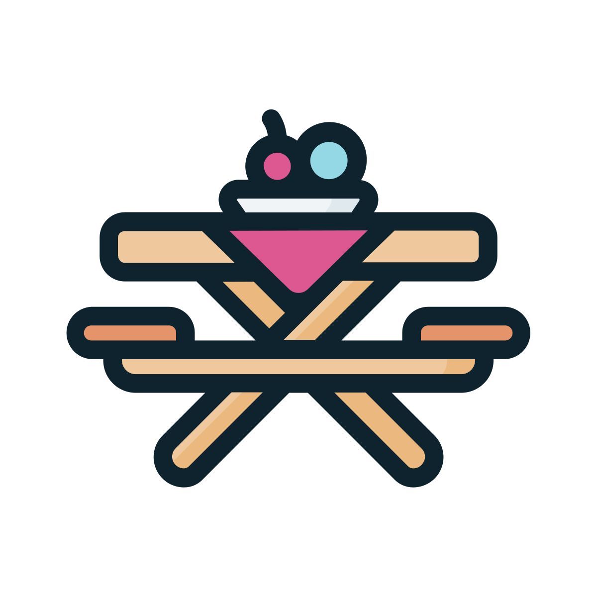 picnic table icon