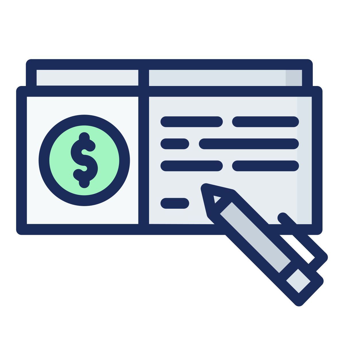 cheque icon