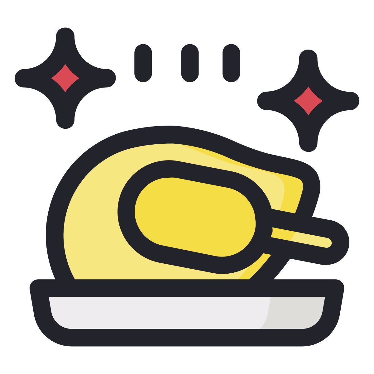 roasted chicken icon