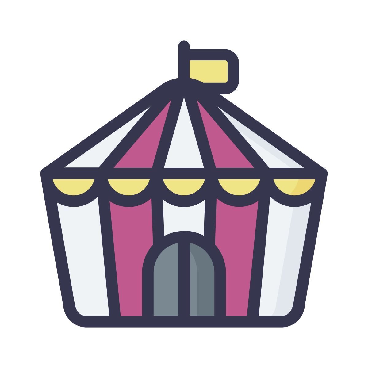 circus tent icon