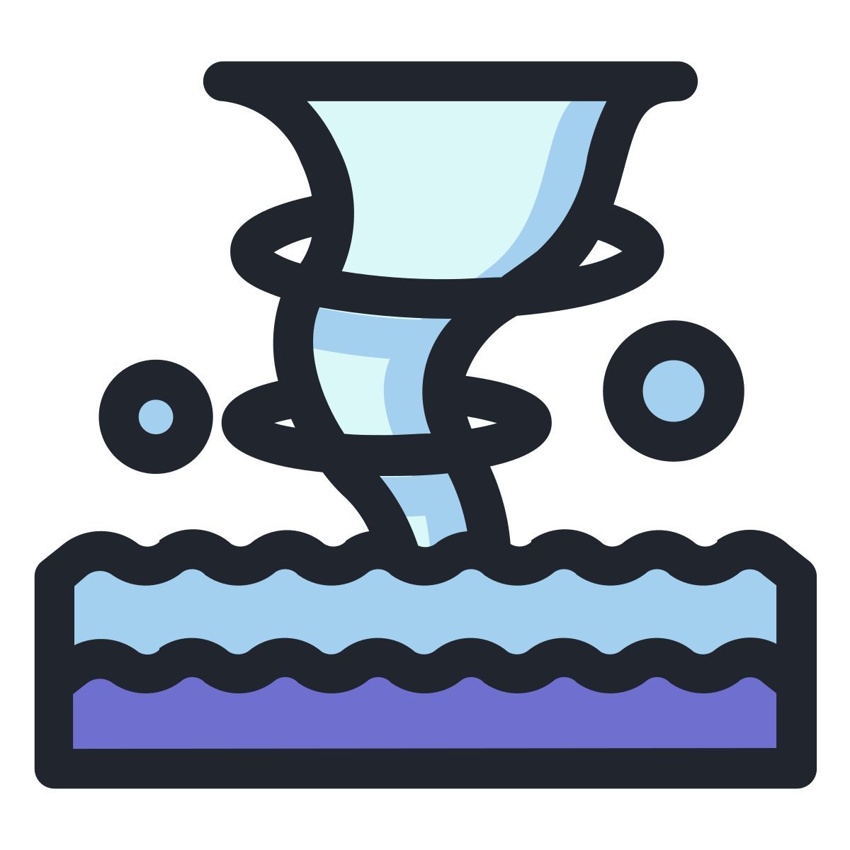 sea storm icon