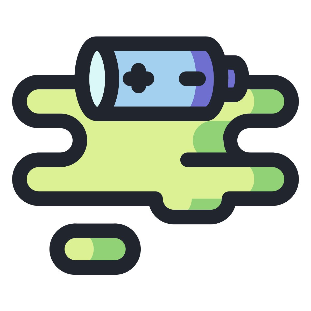 battery spill icon