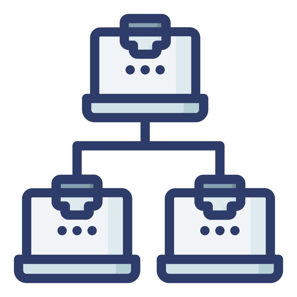 connect laptops icon