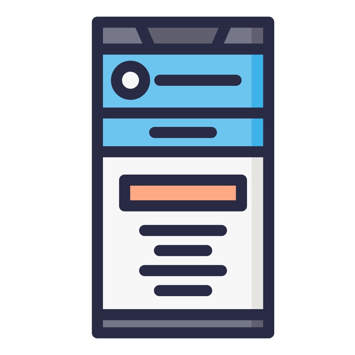mobile software interface icon