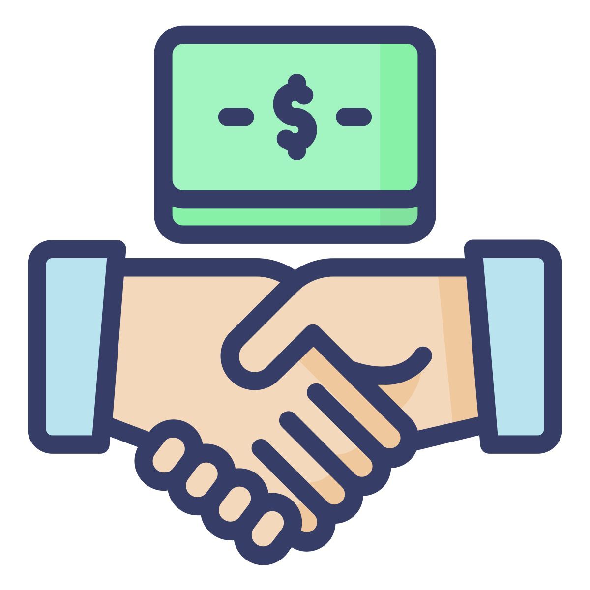 financial deal icon