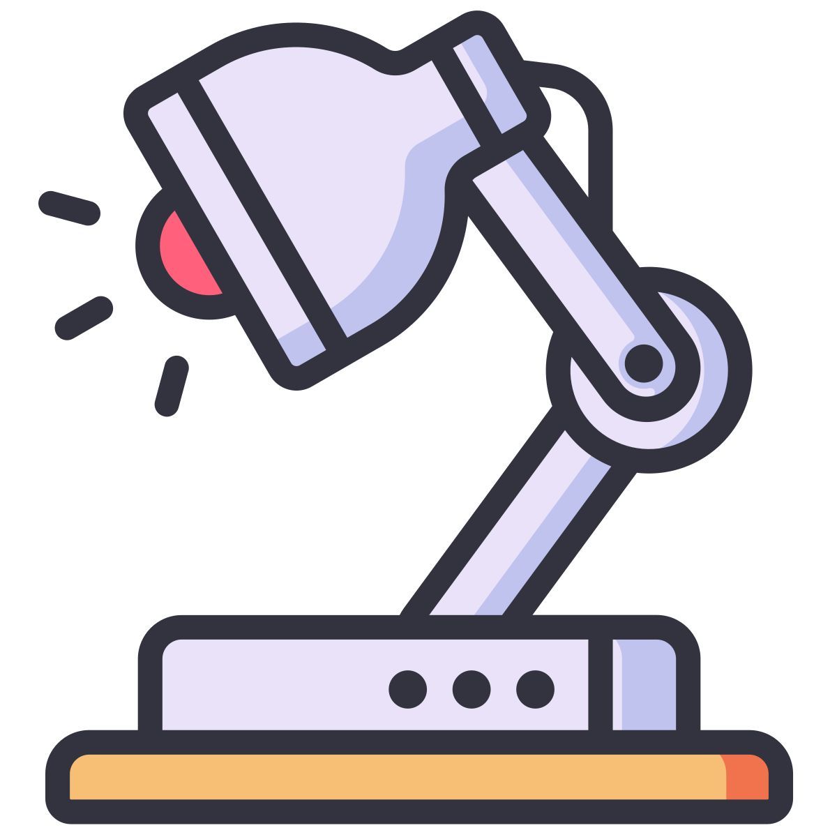desk lamp icon