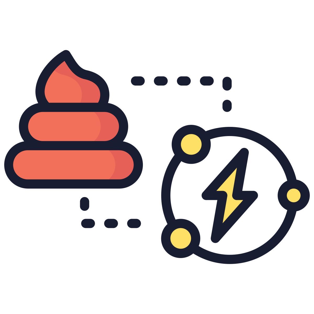 dirty energy icon