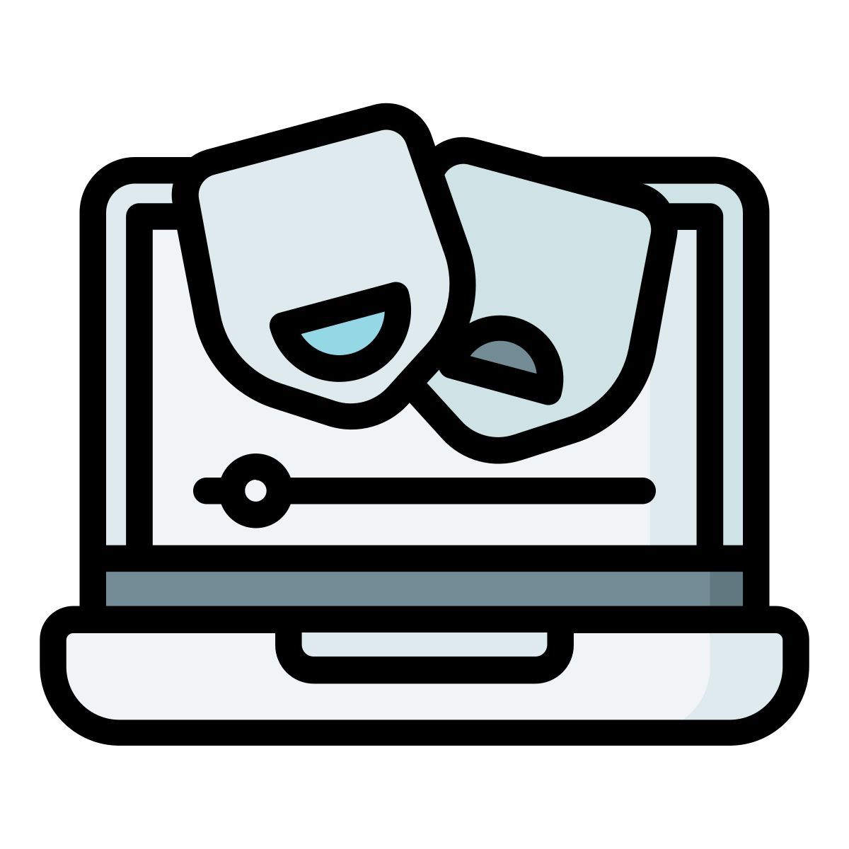 online entertaiment icon