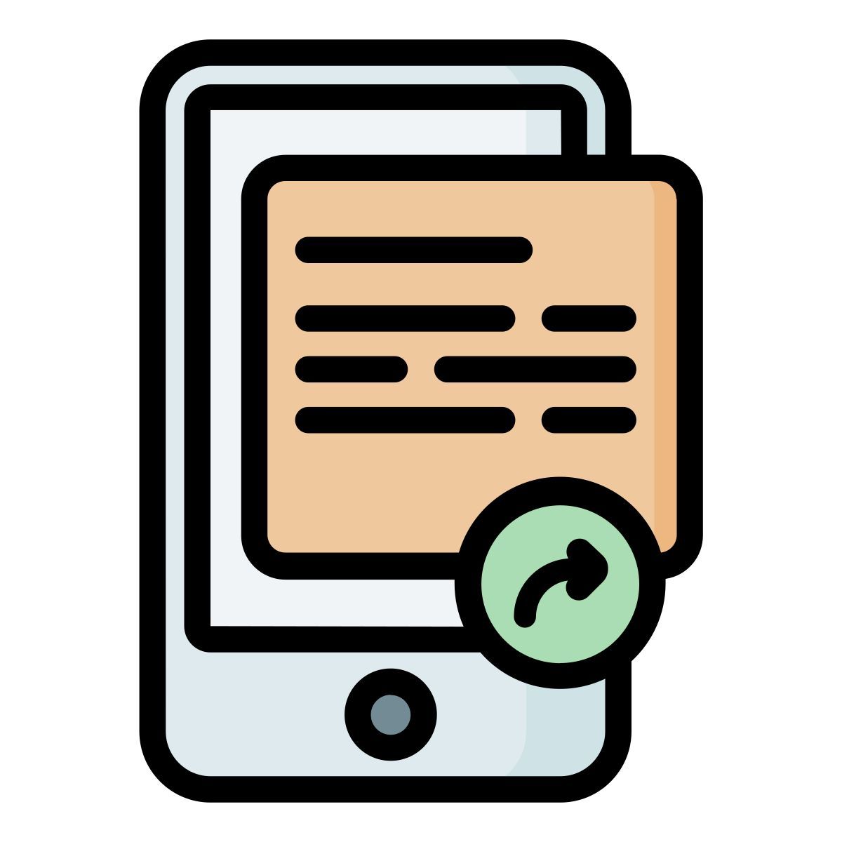 forward message icon