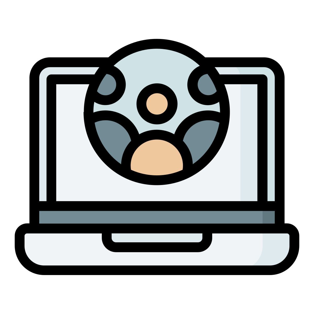 online friends icon