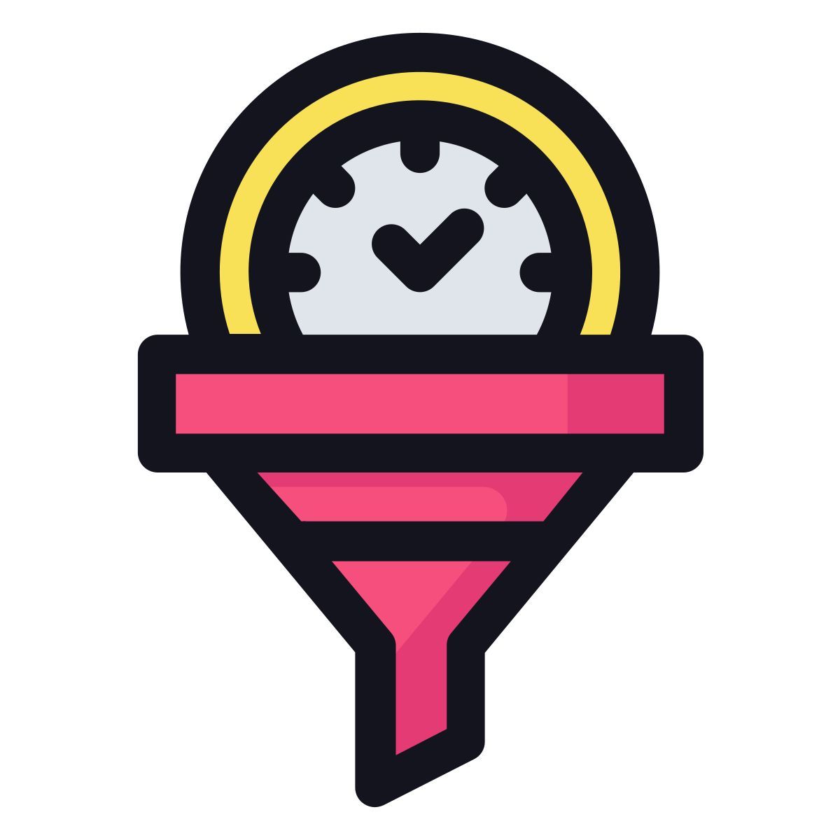 time funnel icon