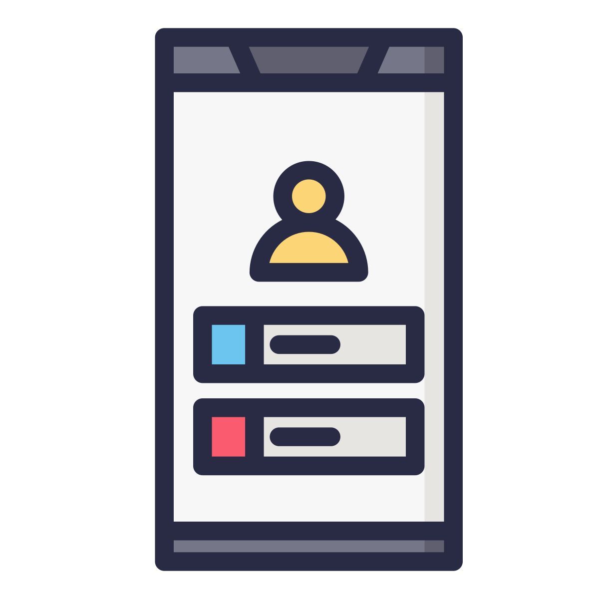 login arredondado à direita icon
