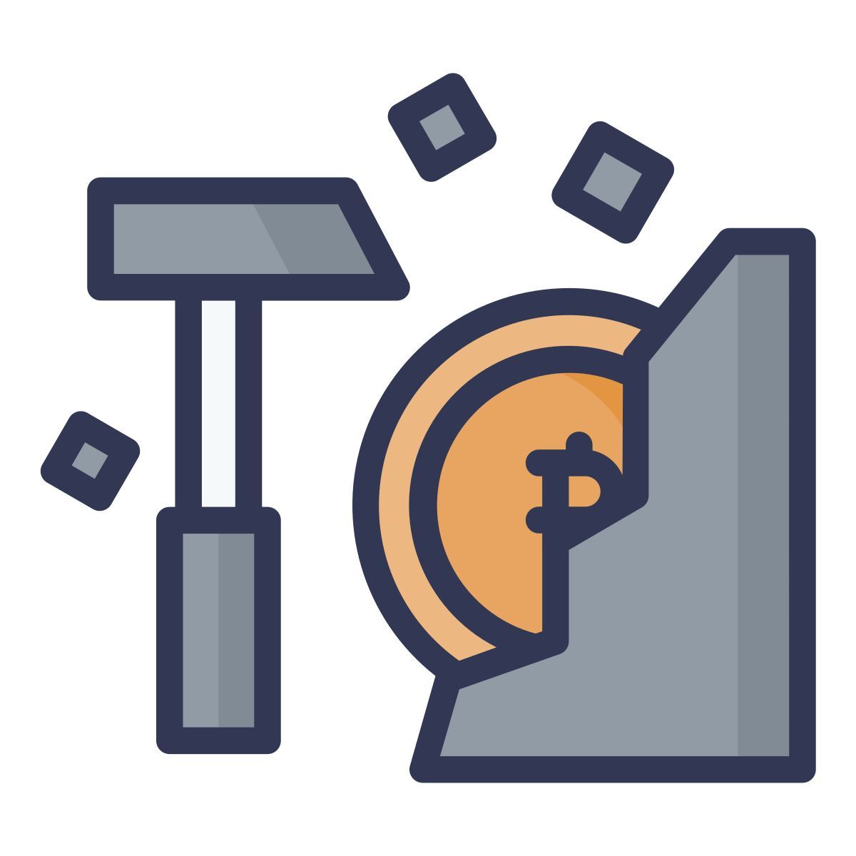 bitcoin mining icon