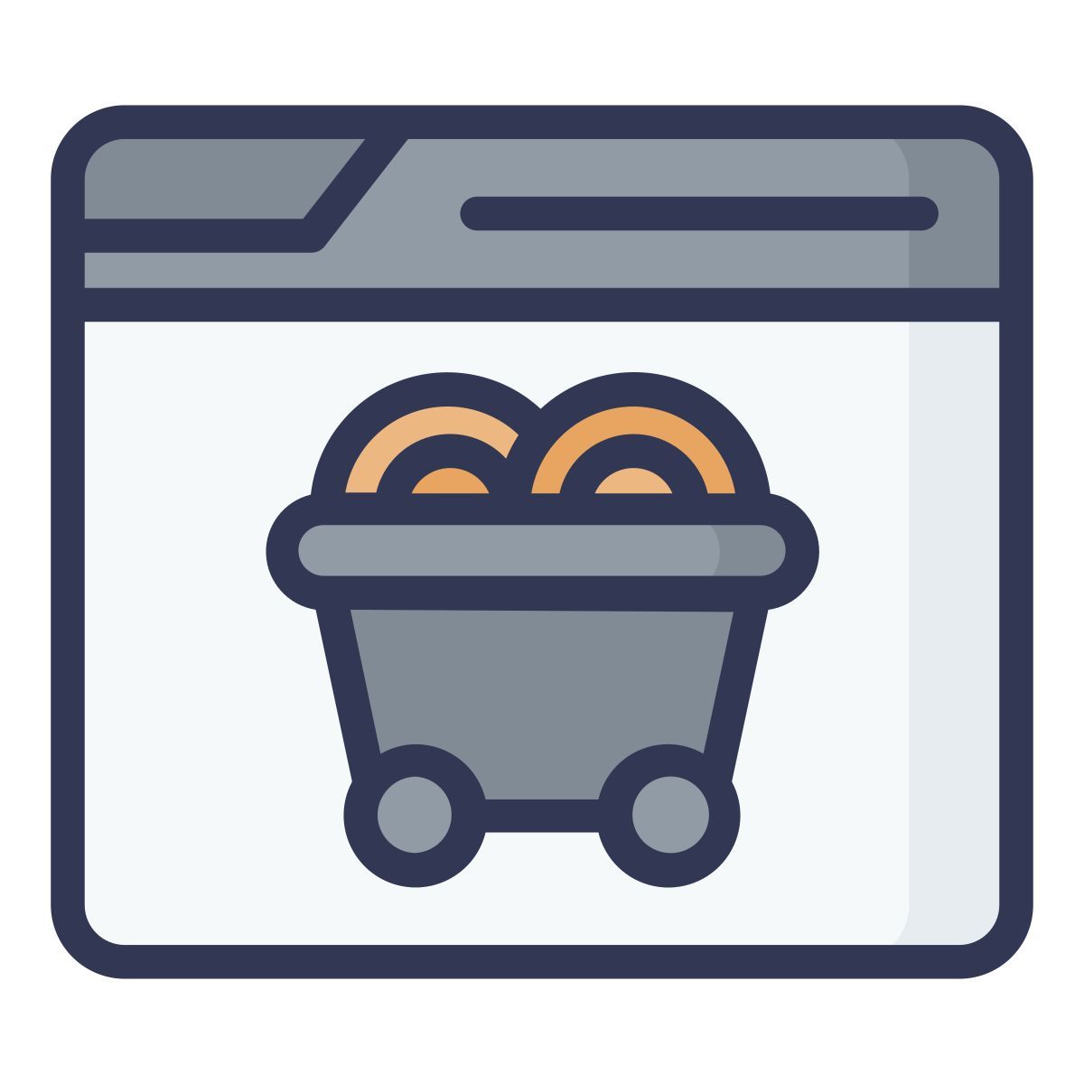 cryptocurrency mining icon