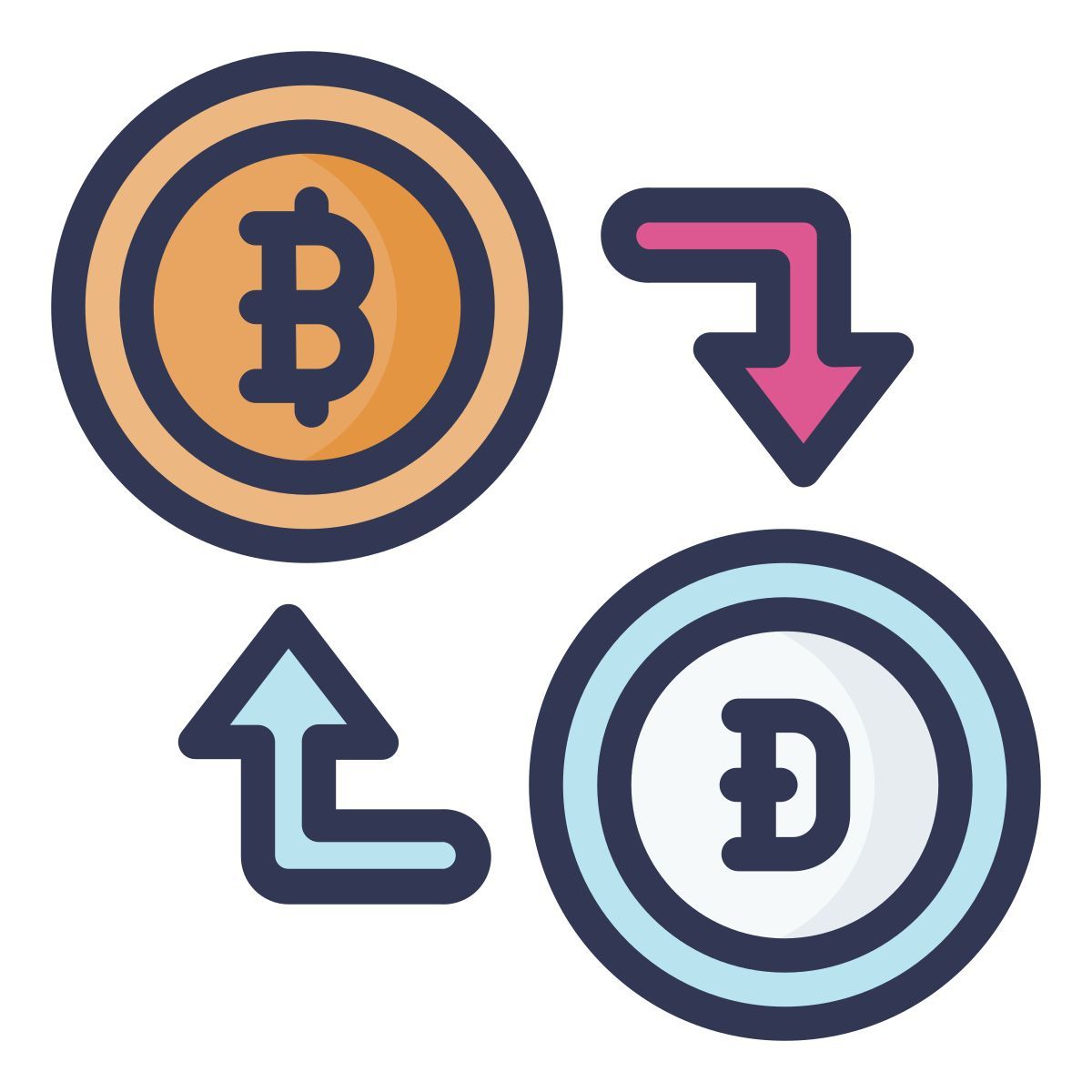 cryptocurrency exchange icon