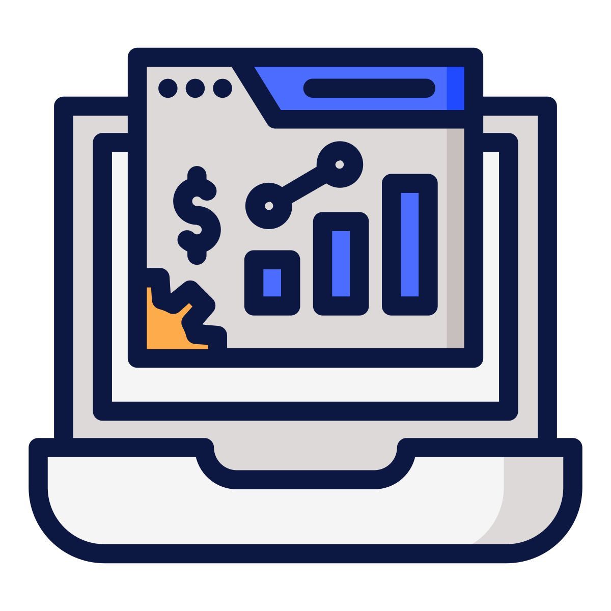 monitoreo de datos icon