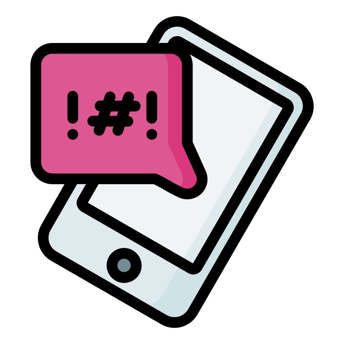 negative comment icon