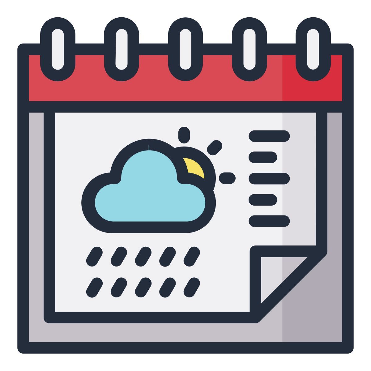 rainy season icon