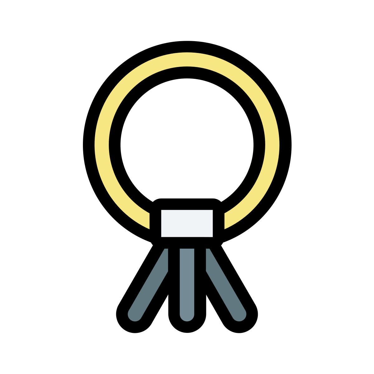 ring lamp icon