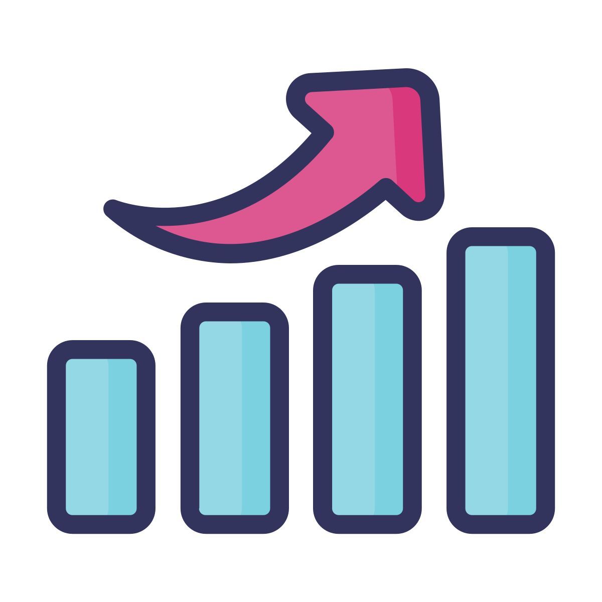 growth chart icon