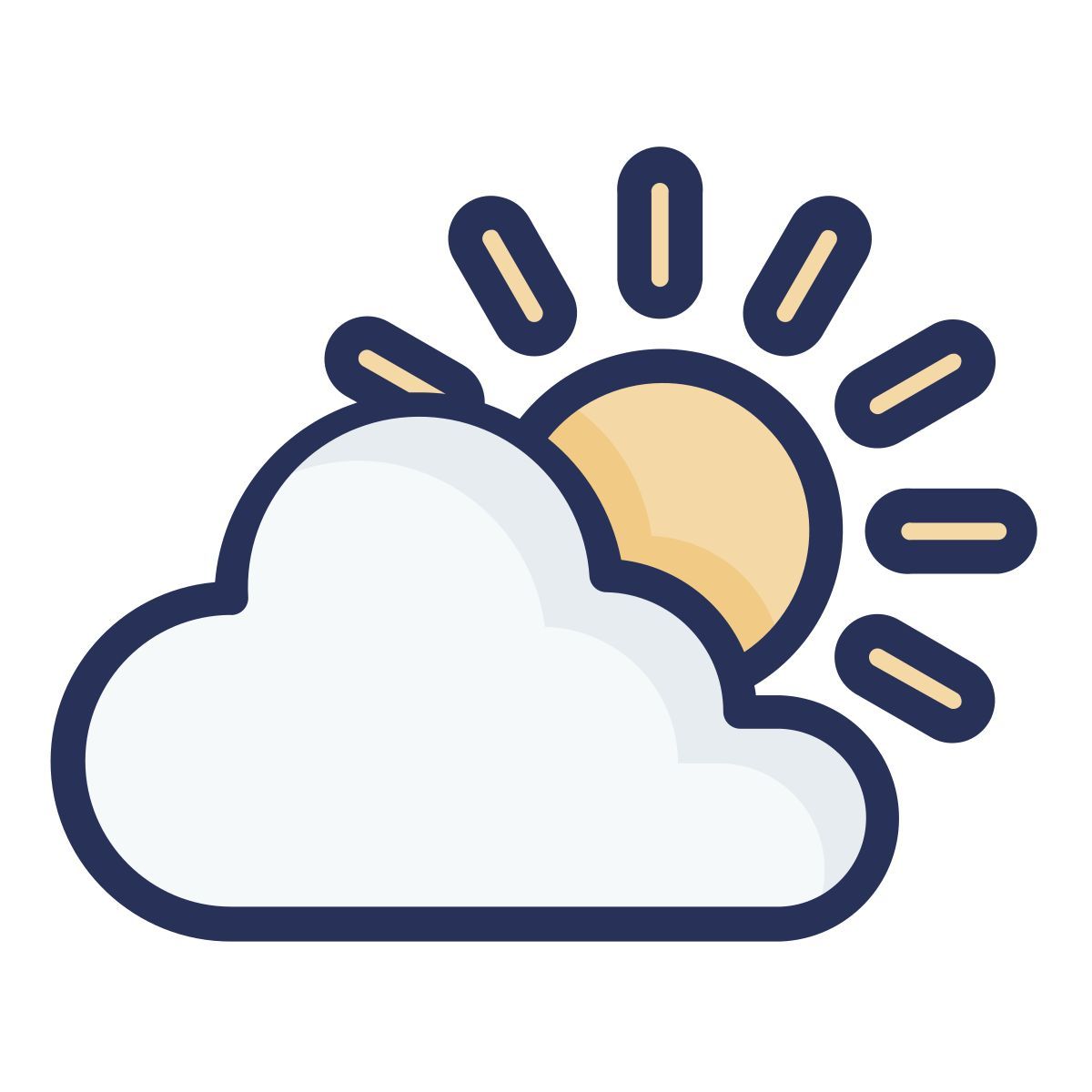 dia nublado icon