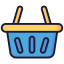 external basket-e-commerce-filled-outline-lima-studio icon