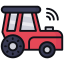 external car-smart-farm-filled-outline-lima-studio icon