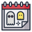 external halloween-calendar-filled-outline-lima-studio icon
